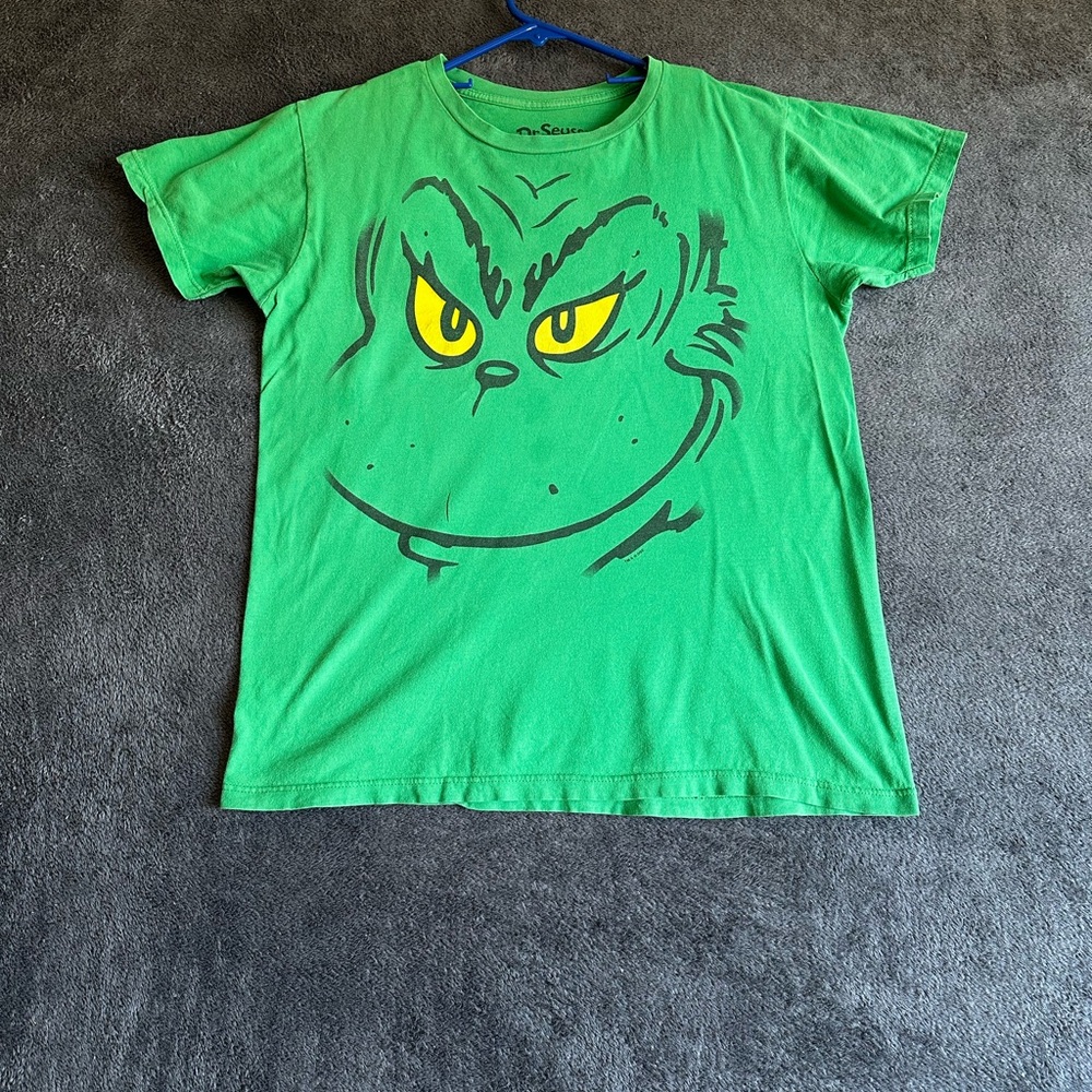 DR SEUSS BY HYBRID APPAREL MENS THE GRINCH FACE T-SHIRT SZ M - Picture 9 of 9